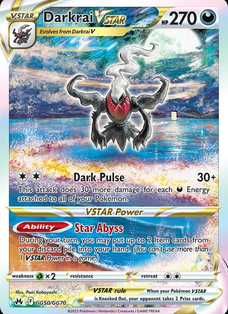 Darkrai VSTAR from the Crown Zenith Galarian Gallery