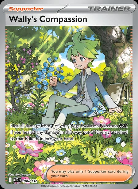 Wally's Compassion special illustration rare from Mega Evolution